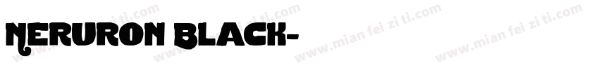 Neruron Black字体转换
